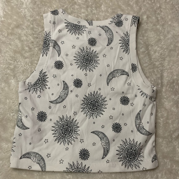 Starry β¨ Sun π & Moon π Ribbed Tank - Picture 6 of 8